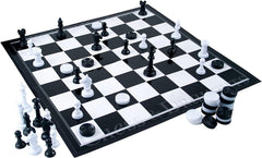 Chess and Draughts Board Game
