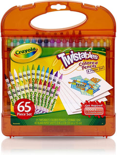 Crayola Mini Twistables Crayon 65 Piece Kit Orange