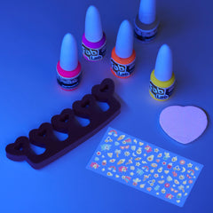 Fab Lab Glow In The Dark Nail Art