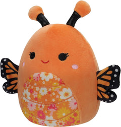 Original Squishmallows 16-Inch Mony the Orange Butterfly Plush