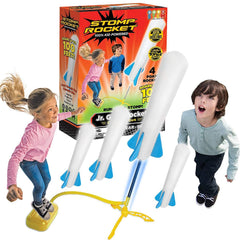 Stomp Rocket - Jr. Glow Rocket, 4  Rockets