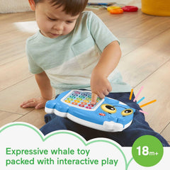Fisher Price Linkimals 1-20 Count and Quize Whale Toy