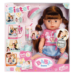 Baby Born Soft Touch Brunette Sister 43cm Doll