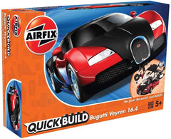 Airfix Quickbuild Bugatti 16.4 Veyron Black Red