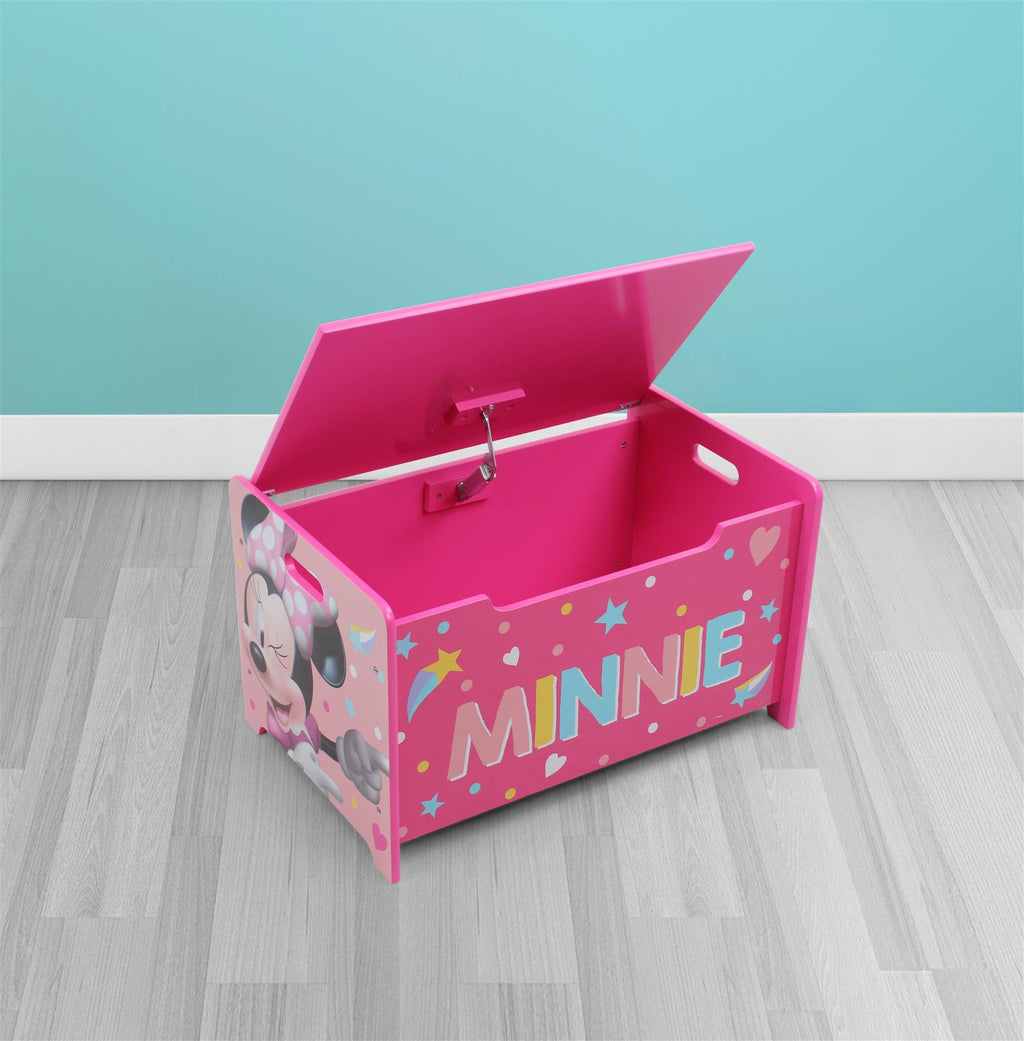 Minnie Mouse Deluxe Wooden Toy Box Bench – BargainMax