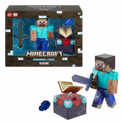 Minecraft Diamond Level Steve Action Figure