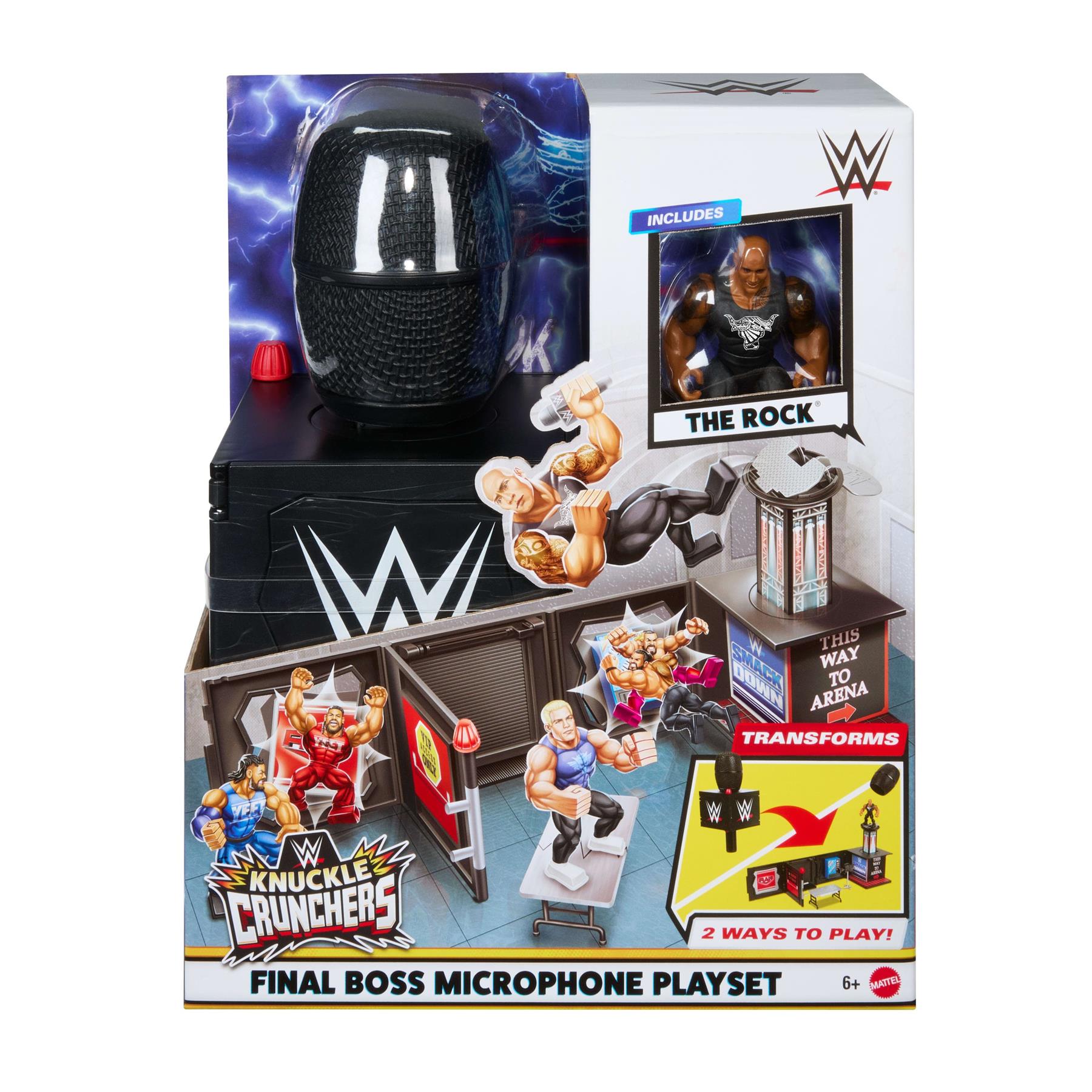WWE Knuckle Crunchers Final Boss Microphone Playset – BargainMax WWE Knuckle Crunchers Final Boss Microphone Playset – BargainMax