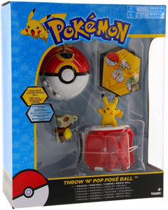 Pokemon Throw 'n' Pop Poke Ball Pikachu & Cubone Figure Set