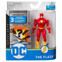 DC Comics 10cm Flash Action Figure with 3 Mystery Accessories