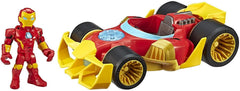 Superhero Adventures Iron Man Figure & Deluxe Vehicle