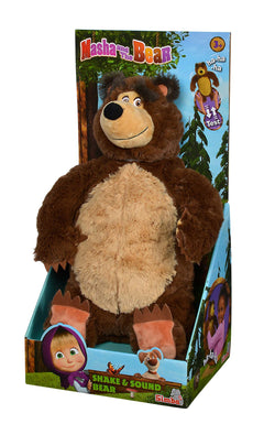 Masha & The Bear Shake and Sound Interactive 43cm Plush Bear