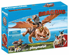 Playmobil Dragon's Fishlegs And Meatlug 9460