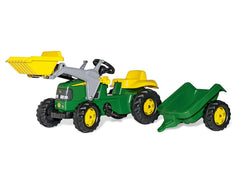 Rolly Toys John Deere Tractor and Frontloader & Trailer