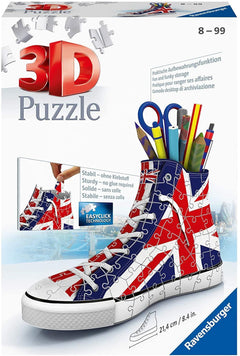 Ravensburger British Flag Sneaker 108 Piece 3D Puzzle
