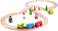 Bigjigs Wooden Figure of Eight Train Set