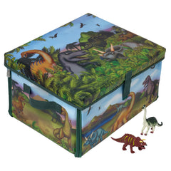 Dinosaur ZipBin & Playmat Plus 2 Dinos