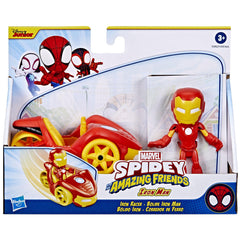 Marvel Spidey and His Amazing Friends Iron Man and Iron Racer