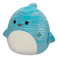 Original Squishmallows Lamar the Blue Whale Shark 12 Inch Plush