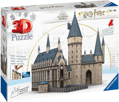 Harry Potter 3D Hogwarts Castle The Great Hall 540 Piece Jigsaw Puzzle