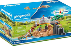 Playmobil Family Fun Outdoor Lion Enclosure 70343