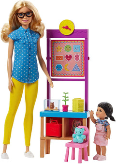 Barbie Teacher Blonde Hair Career Doll