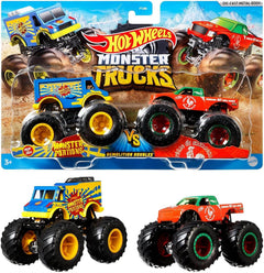 Hot Wheels 1:64 Scale Monster Truck 2 Pack Assortment