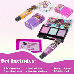 L.O.L Surprise! 10 Piece Makeup Set Backpack