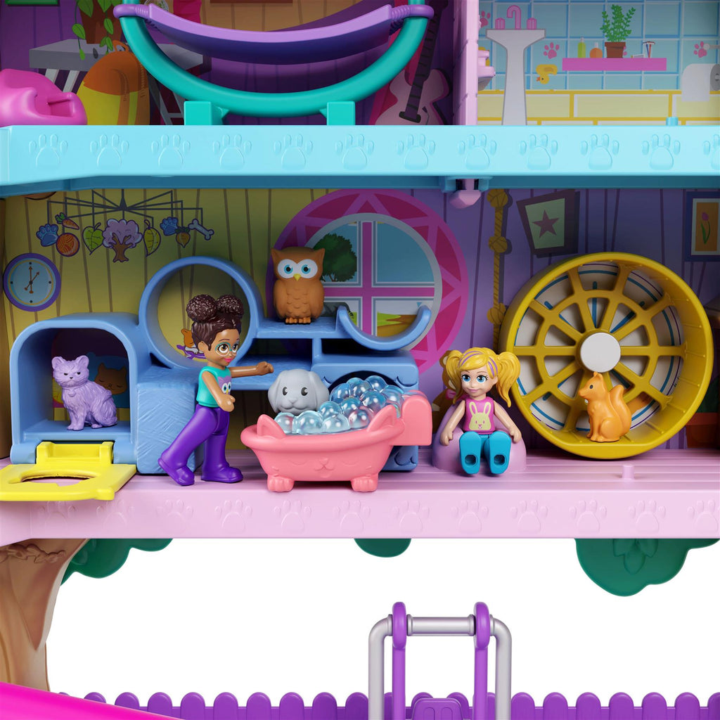 Polly Pocket Pollyville Pet Adventure Treehouse Playset – BargainMax