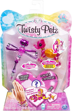 Twisty Petz 3 Pack Glitzyglam Dragonfly & Nozie Elephant