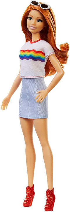 Barbie Fashionistas Long Red Hair Doll
