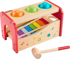 Fisher Price Wooden Pound & Tap Xylophone Bench