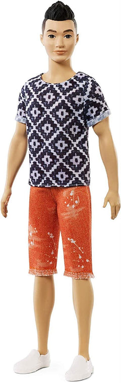 Barbie Ken Fashionistas Doll Wearing Geometric Shirt