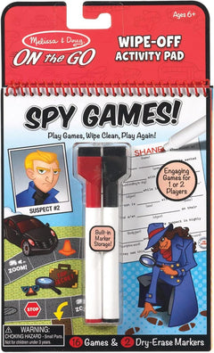 Melissa & Doug On the Go Wipe-Off Activity Spy Games