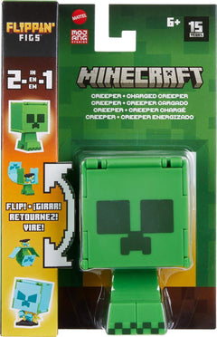 Minecraft 2-in-1 Creeper And Charged Creeper Flippin Figures