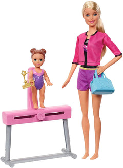 Barbie Gymnastics Coach Doll Set