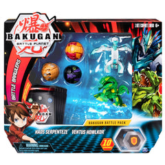 Bakugan Battle 5 Pack Haos Serpenteze & Ventus Howlkor