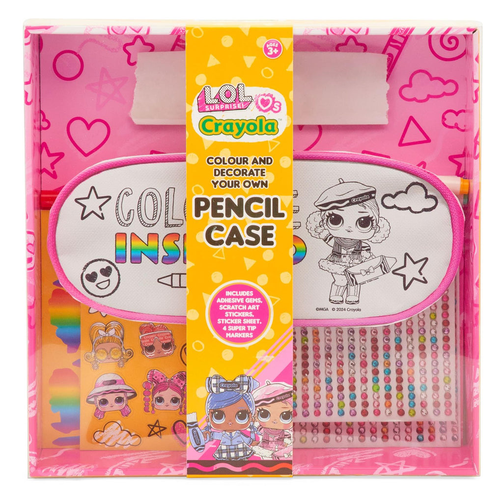 Crayola Surprise! Colour and Decorate Your Own Pencil Case