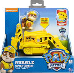 Paw Patrol Vehicle With Pup Rubble Transforming Bulldozer