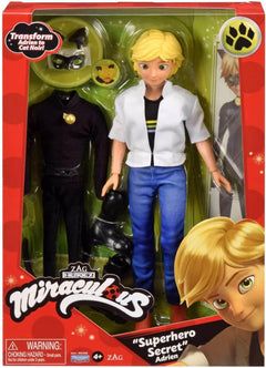Miraculous Superhero Secret Adrien Doll
