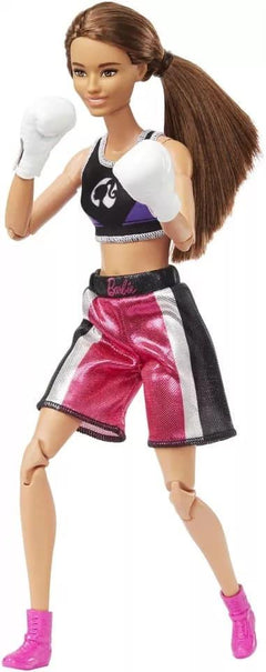 Barbie Made to Move Brunette Boxer Doll