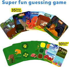 Skillmatics Guess in 10 Junior Animal World Card Game