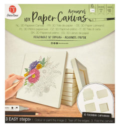 DecoTime Paper Aquarel Canvases Assortment