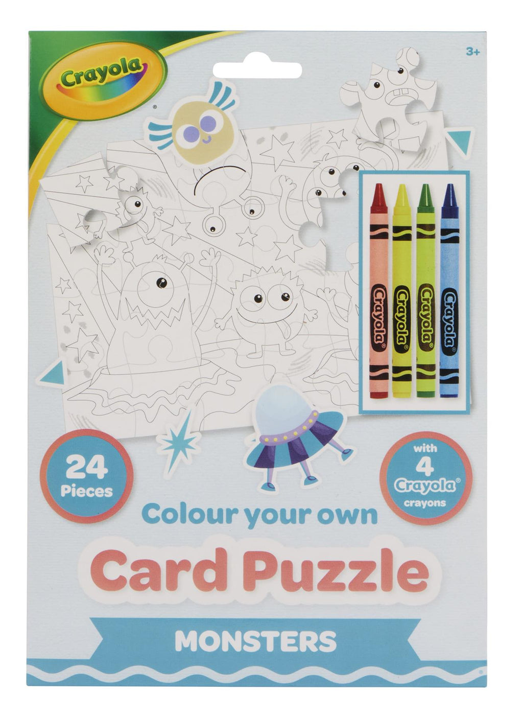 Crayola Colour Your Own Card Puzzle -Monsters – BargainMax