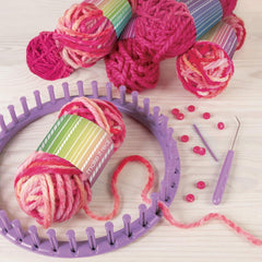 Make It Real Beanie and Infinity Scarf Knitting Kit