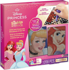 Make It Real Disney Princess Stamp To Reveal Storybook - Cinderella & Ariel