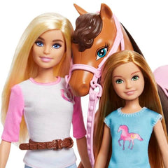 Barbie Dolls and Horse Set