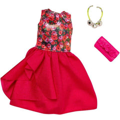 Barbie Complete Looks Flowers Top And Red Skirt Fashion Pack