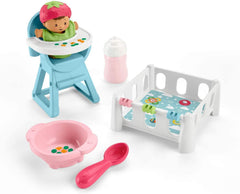 Fisher Price Little People Babies Deluxe Playsets Asst -Snack and snooze
