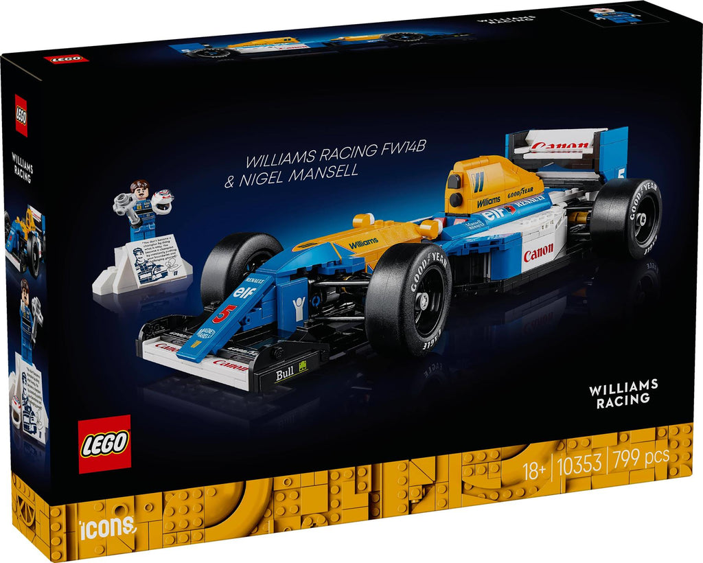 LEGO Icons Williams Racing FW14B Nigel Mansell 10353 – BargainMax