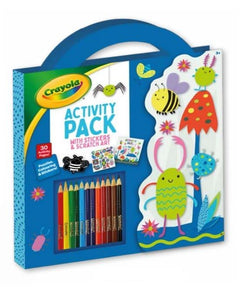 Crayola Activity Pack with Stickers and Scratch Art